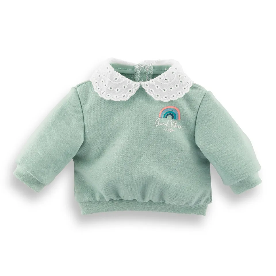 corolle-ma-corolle-sweat-vert-eau-poup-e-36cm-col-claudine image 1