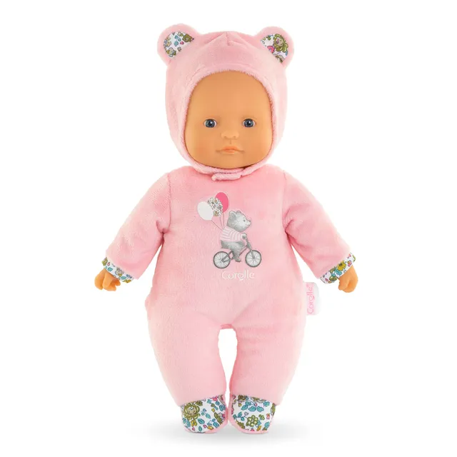 corolle-mon-doudou-pti-c-ur-ours-rose-poupon-30-cm-9-mois image 1