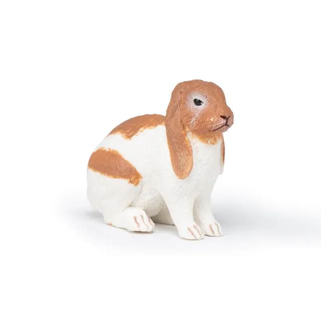 papo-farmyard-friends-lapin-b-lier-figurine-ferme-assise image 1