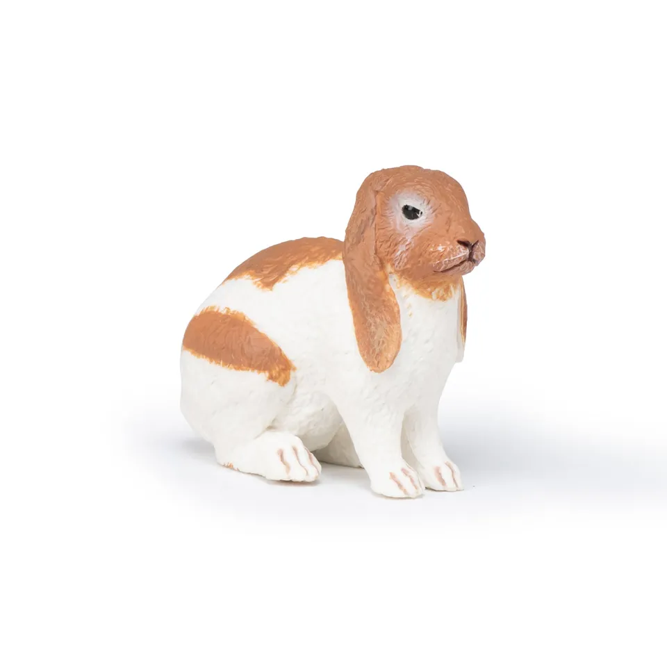 papo-farmyard-friends-lapin-b-lier-figurine-ferme-assise image 1
