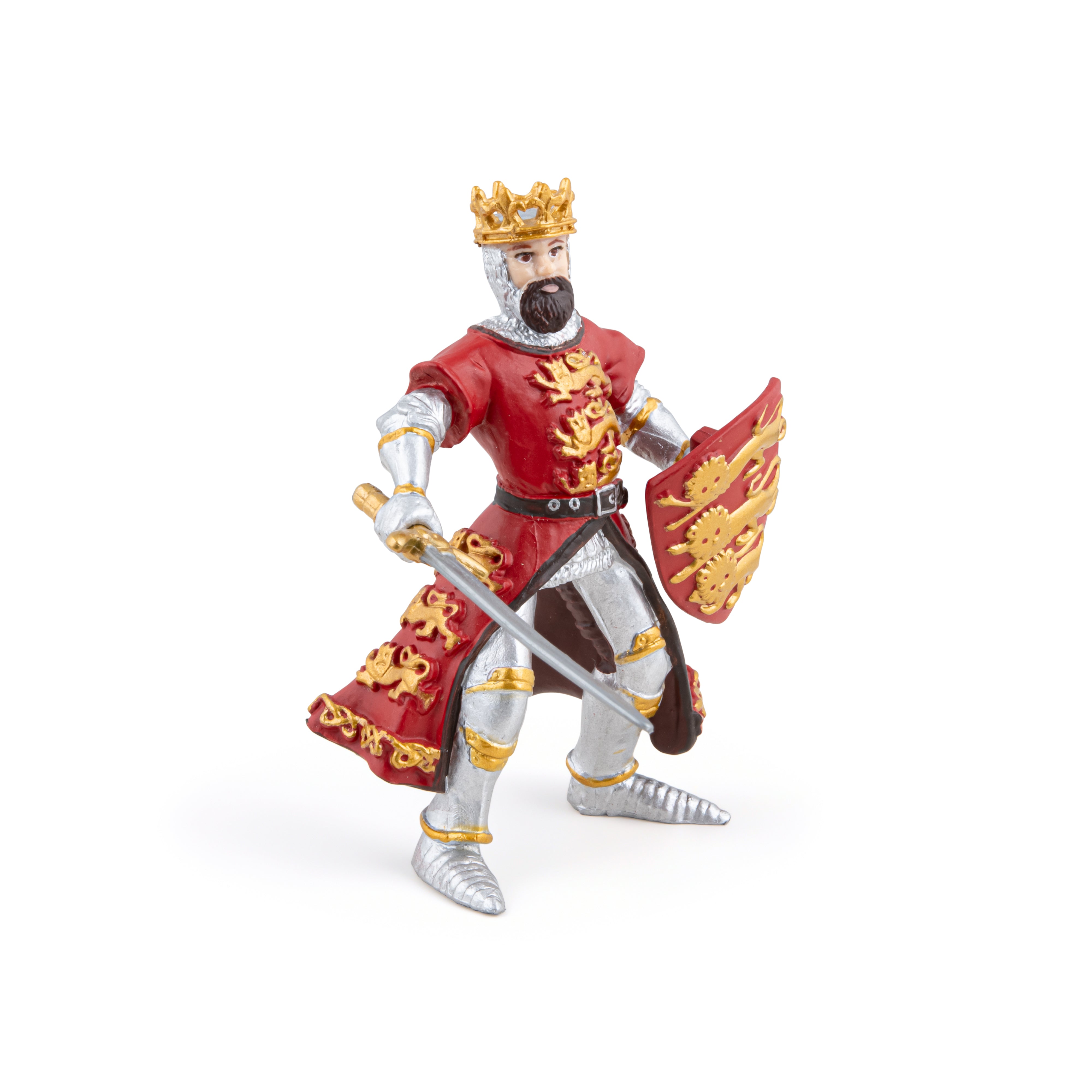papo-medieval-roi-richard-rouge-figurine-chevalier image 4