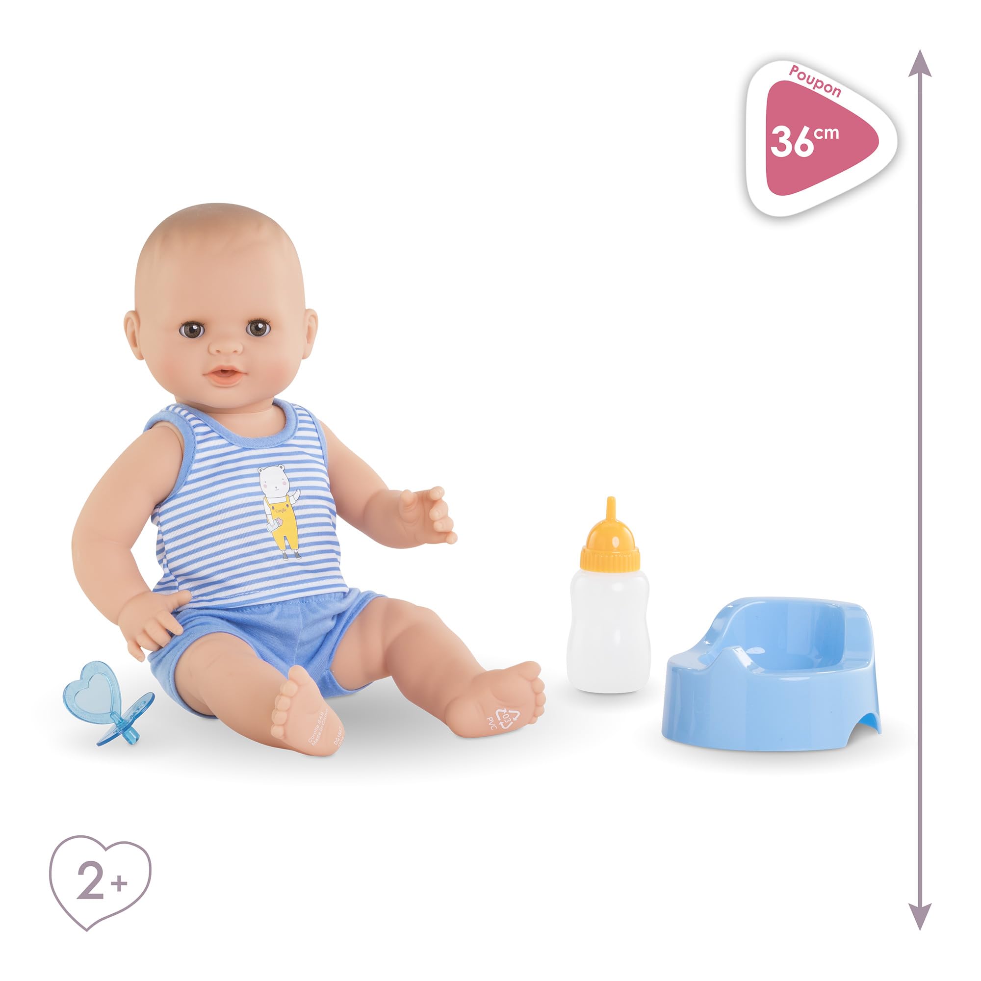 corolle-mon-grand-paul-fait-pipi-poupon-36-cm-avec-pot image 3