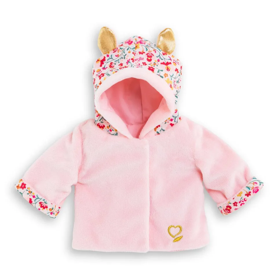 corolle-mon-premier-manteau-hiver-fleurs-v-tement-poupon-30cm image 1