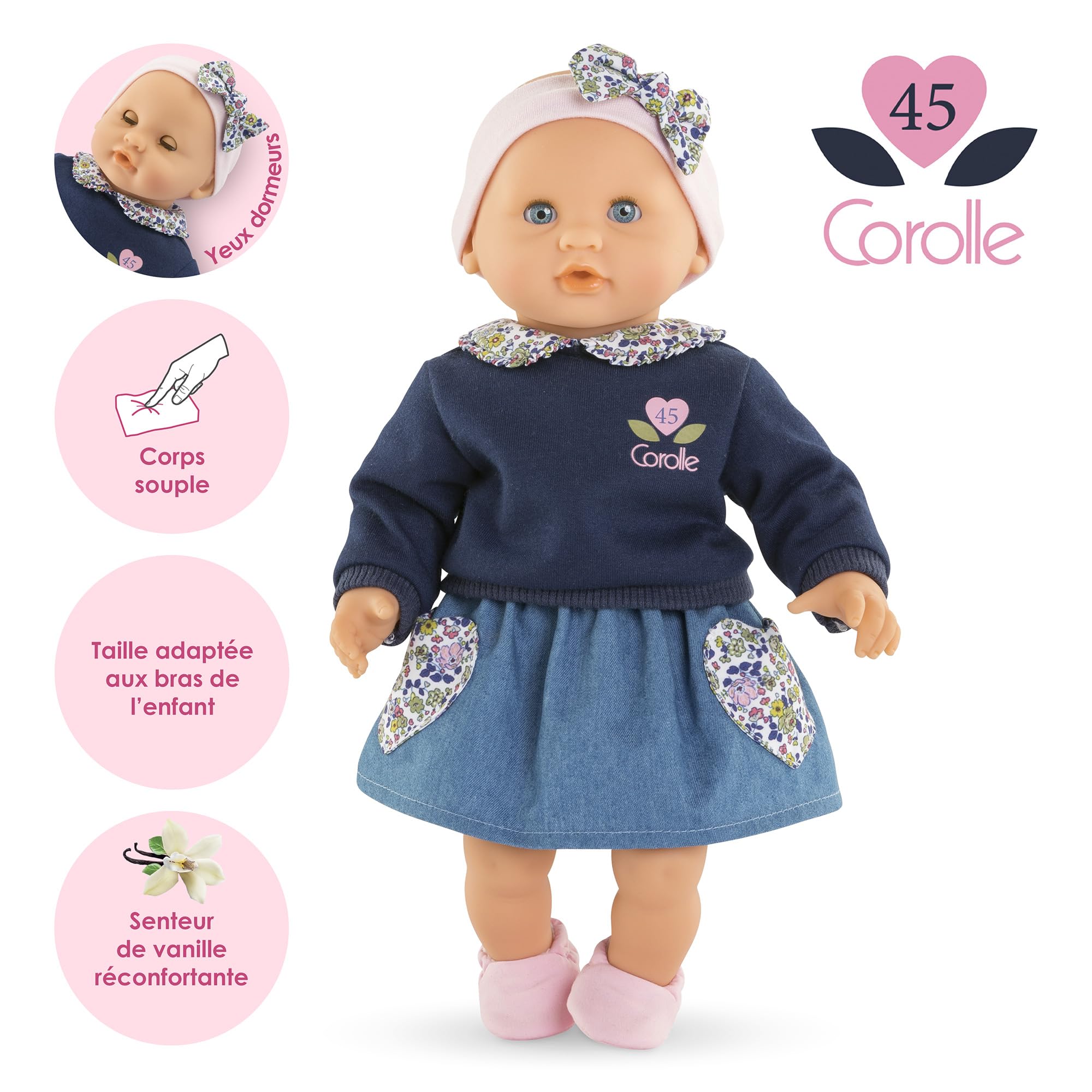 corolle-mon-premier-poupon-b-b-c-lin-jeanne-30-cm-anniversaire image 3