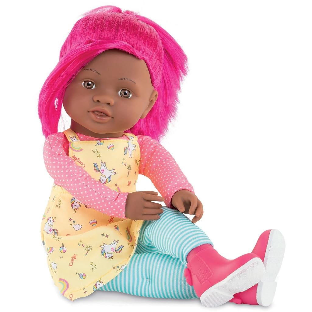 corolle-rainbow-c-lena-poupee-40-cm-cheveux-roses-licorne image 2