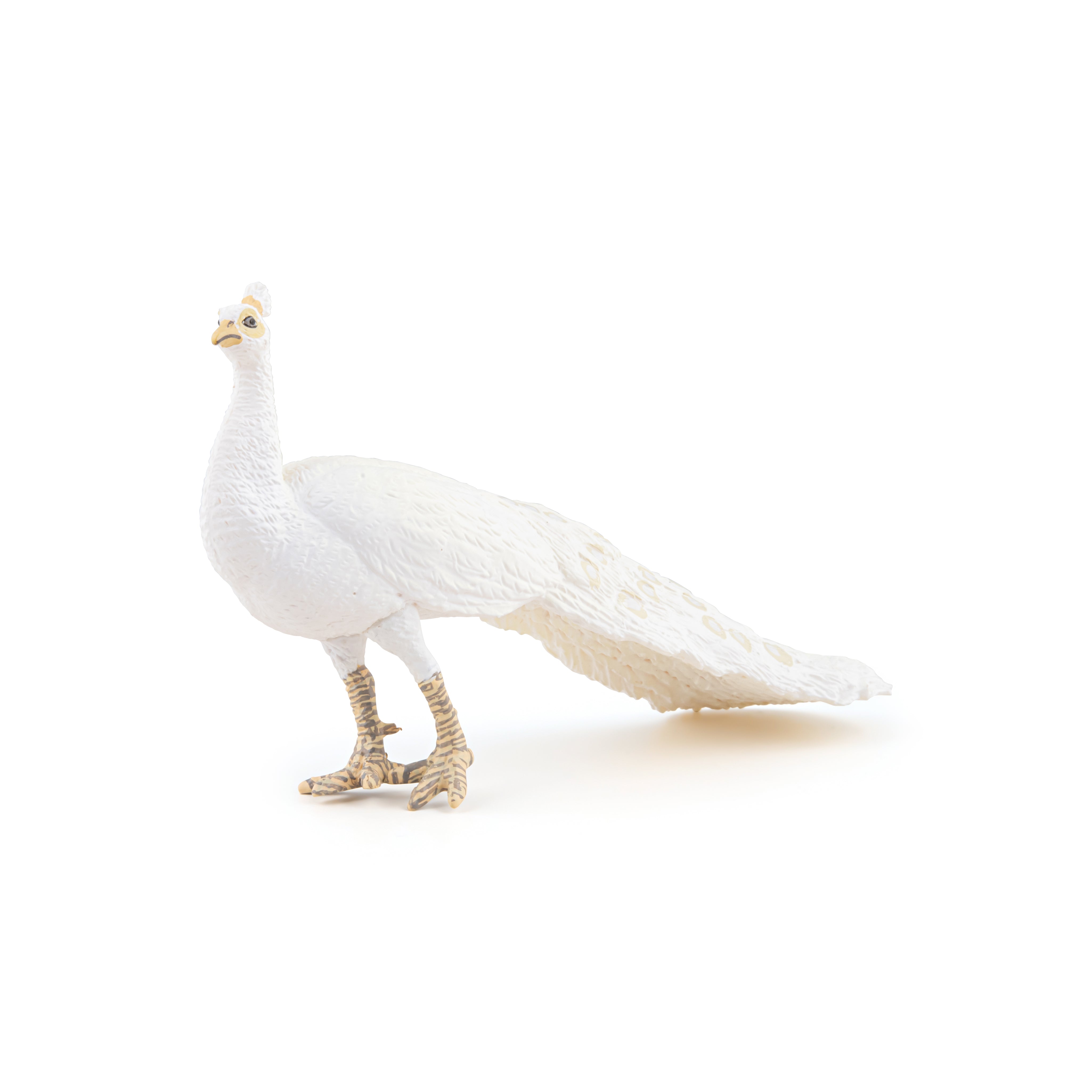 papo-farmyard-friends-paon-blanc-figurine-plumage-nacr-mod-le-unique image 3