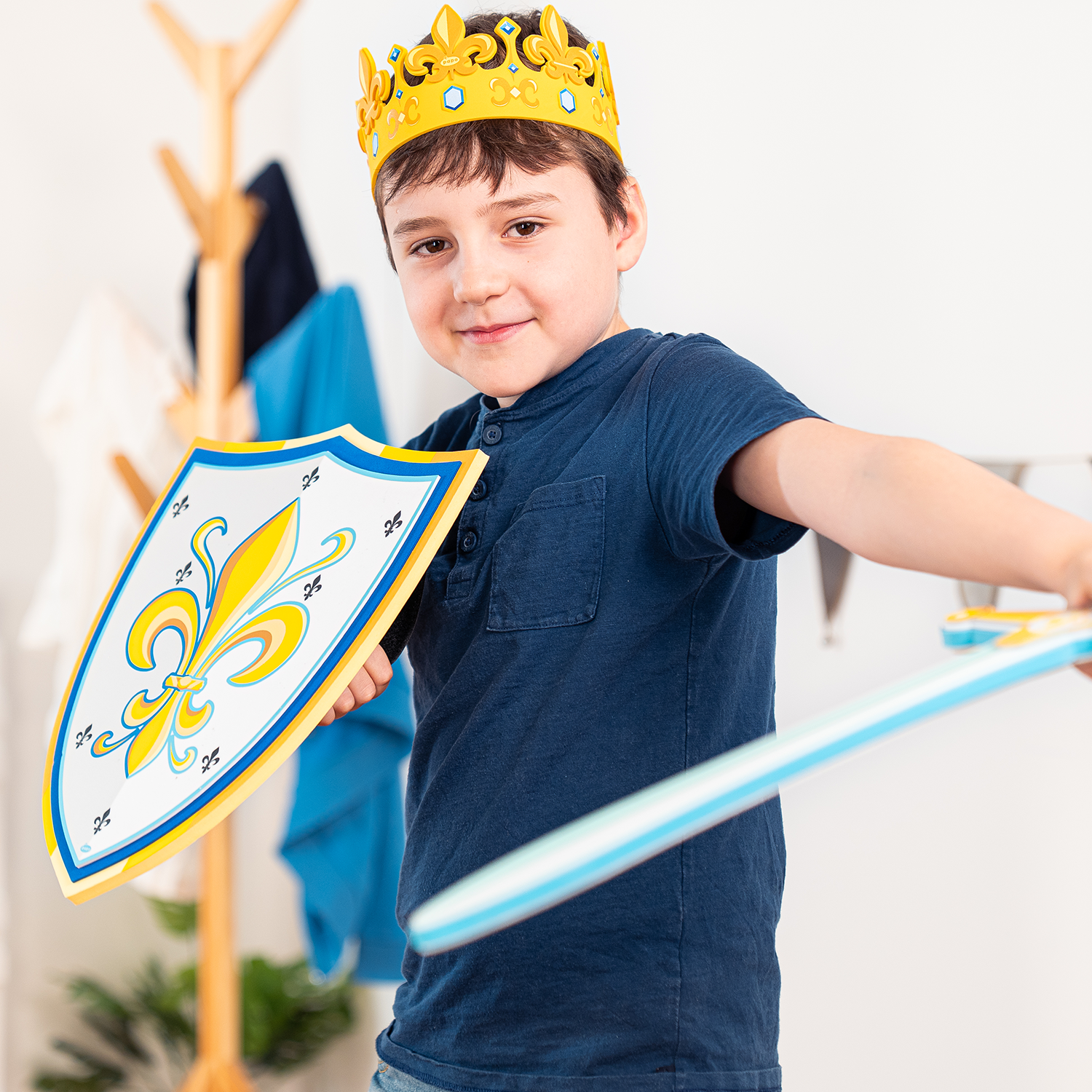 papo-foam-sets-bouclier-fleur-de-lys-pour-enfant-3-8-ans image 2