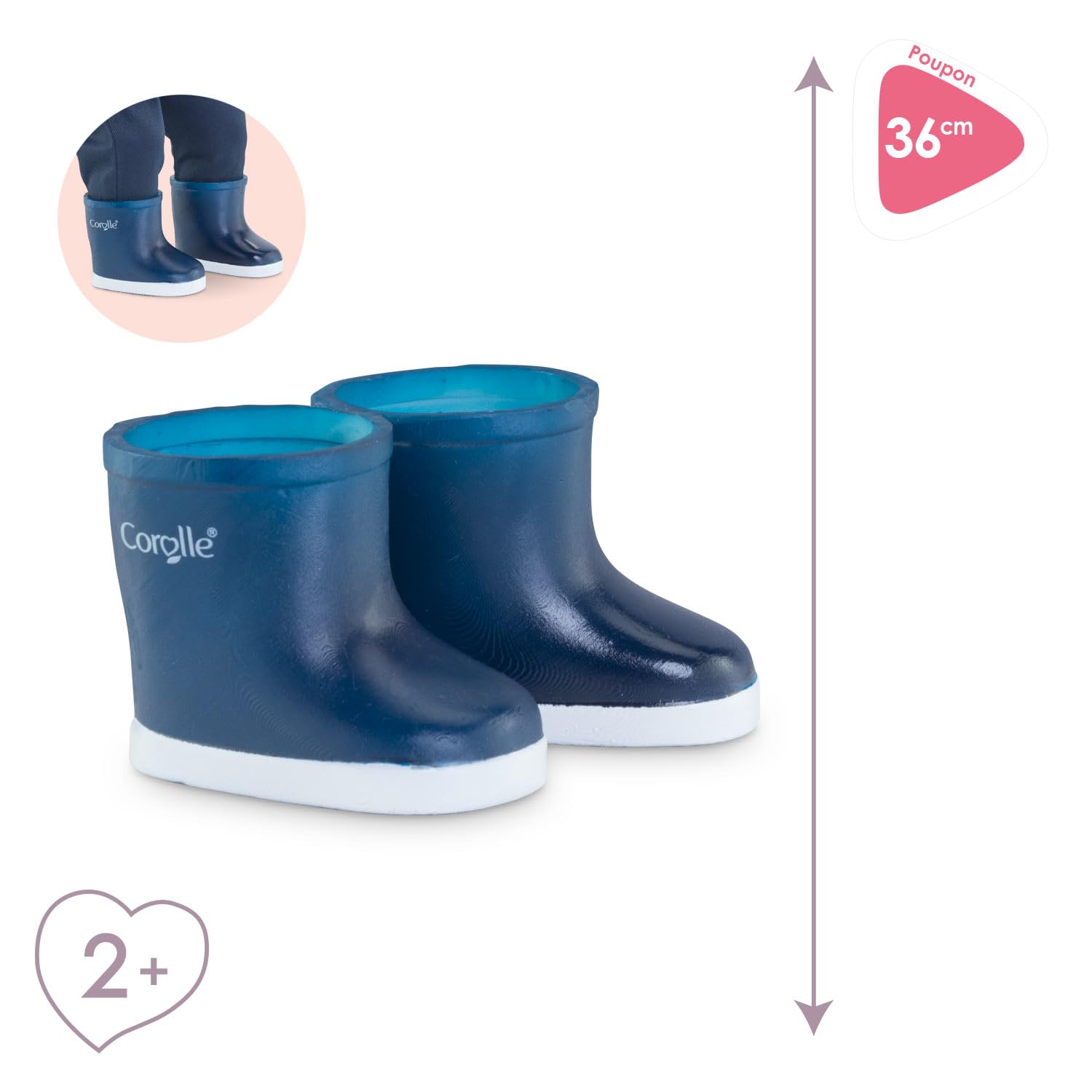 corolle-mon-grand-poupon-bottes-de-pluie-poupon-36-cm image 2
