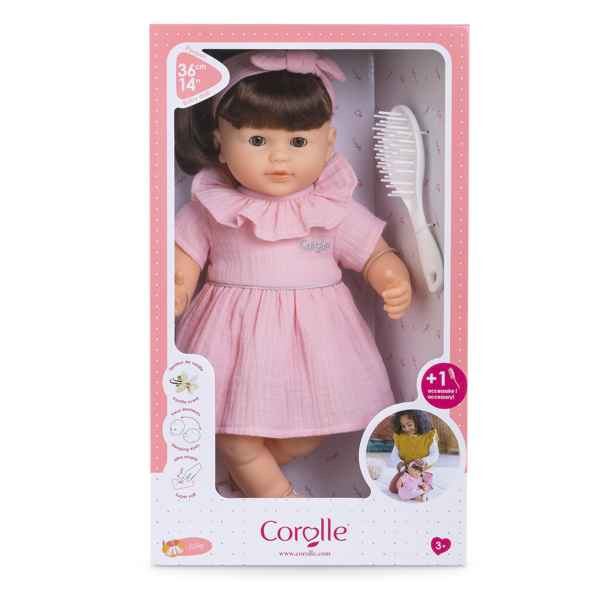corolle-mon-grand-poupon-julie-36-cm-poupon-vanille-brosse image 5