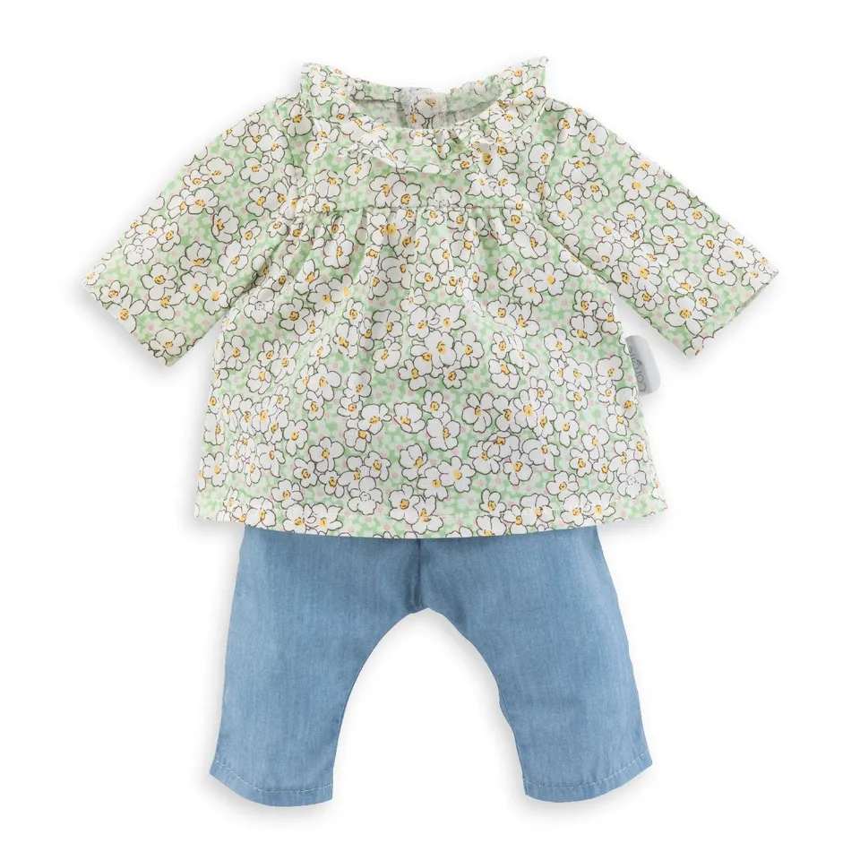 corolle-mon-grand-poupon-blouse-et-pantalon-42-cm-ensemble image 1