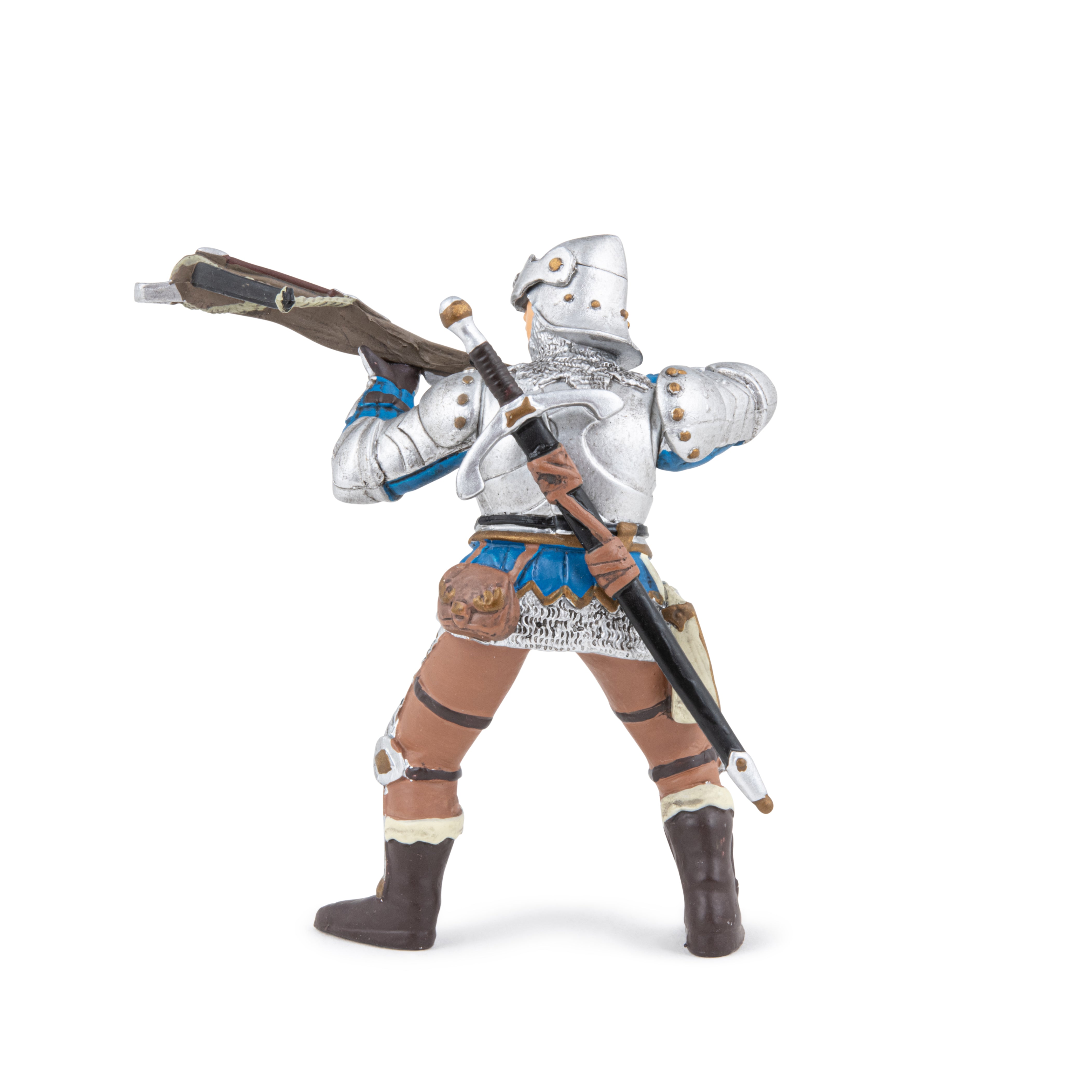papo-medieval-arbal-trier-bleu-figurine-armure image 4