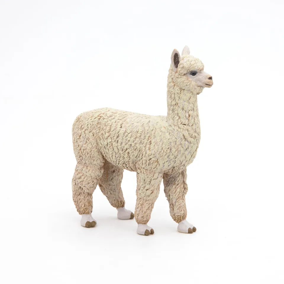 papo-wildlife-alpaga-figurine-andes-toison-paisse image 1