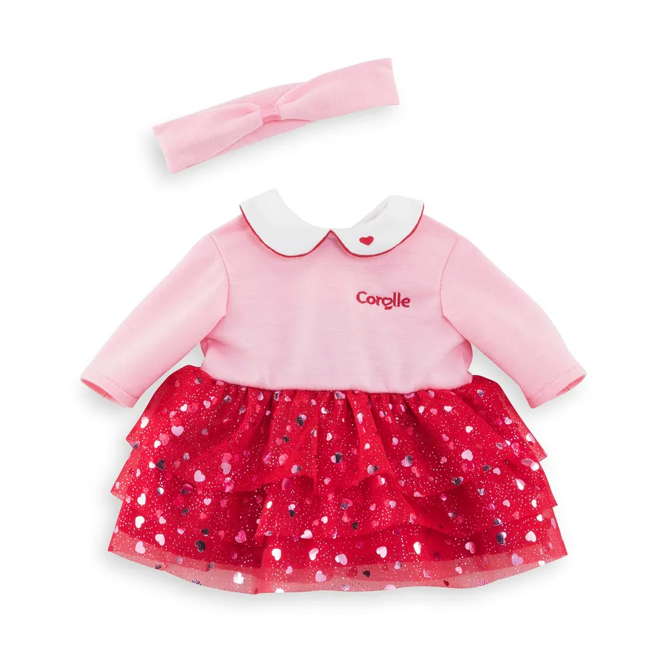corolle-mon-grand-poupon-robe-p-tales-de-c-urs-bandeau-36cm image 1