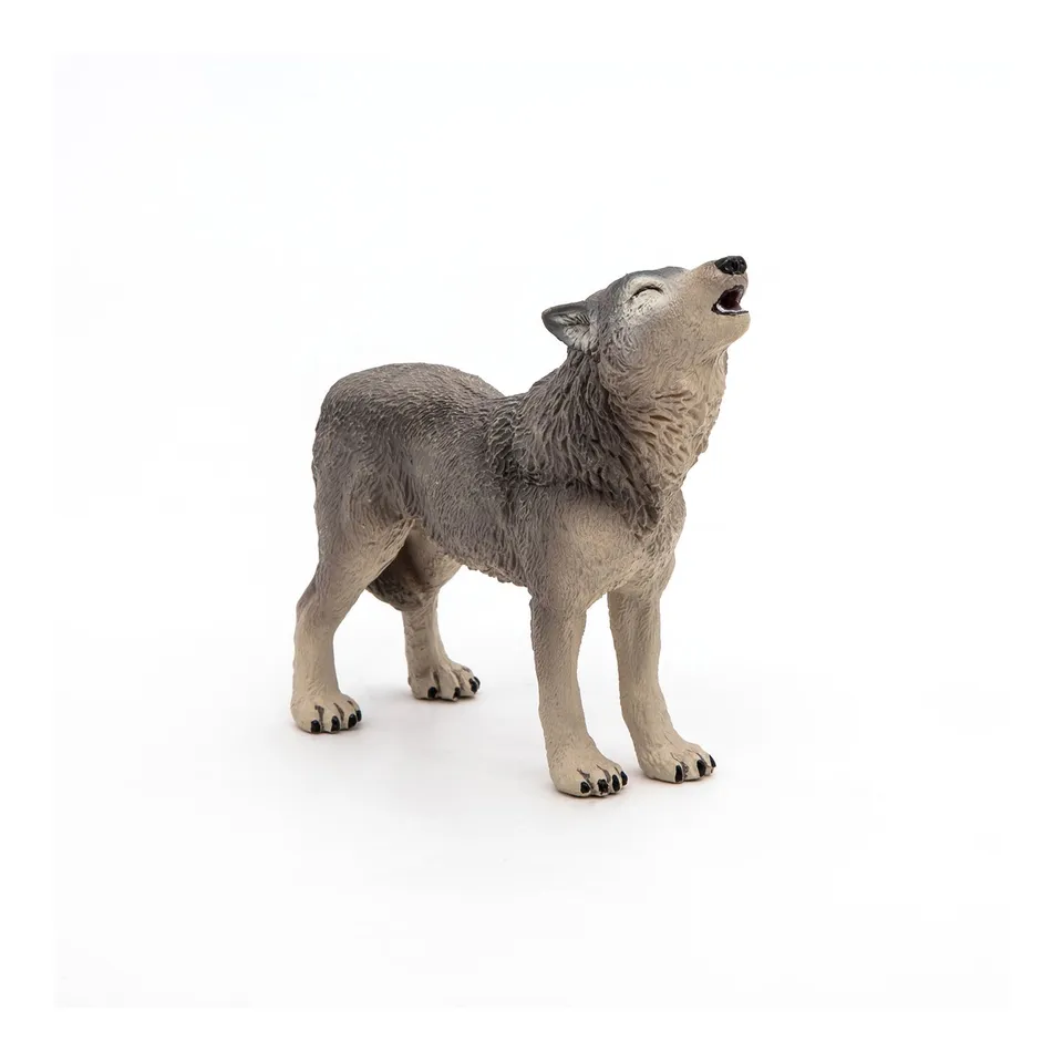 papo-wildlife-loup-hurlant-figurine-animal-sauvage image 1