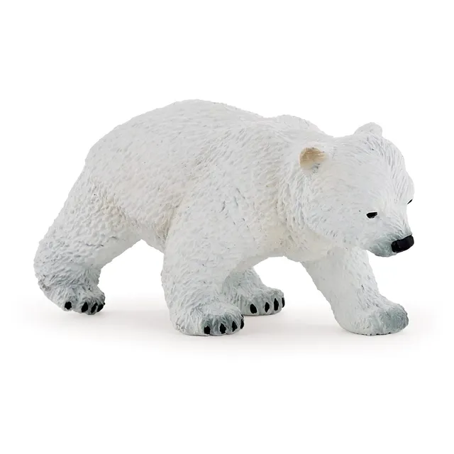 papo-wildlife-b-b-ours-polaire-marchant-figurine-ours-blanc image 1