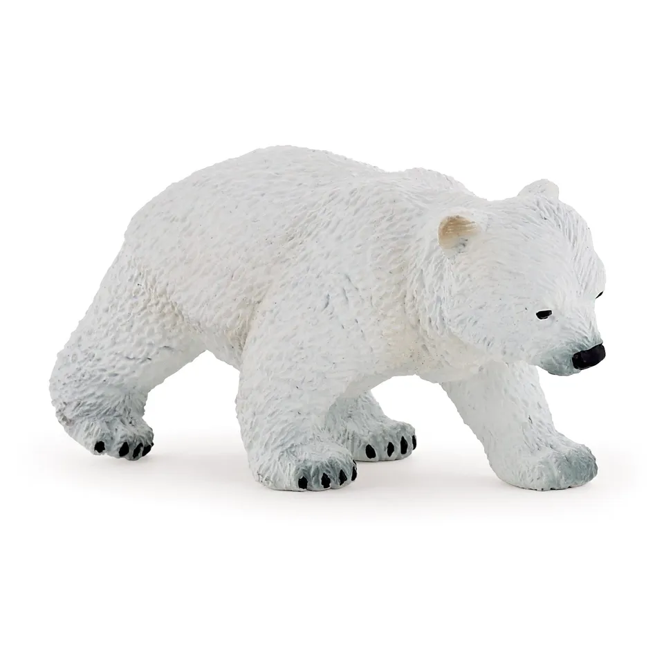 papo-wildlife-b-b-ours-polaire-marchant-figurine-ours-blanc image 1