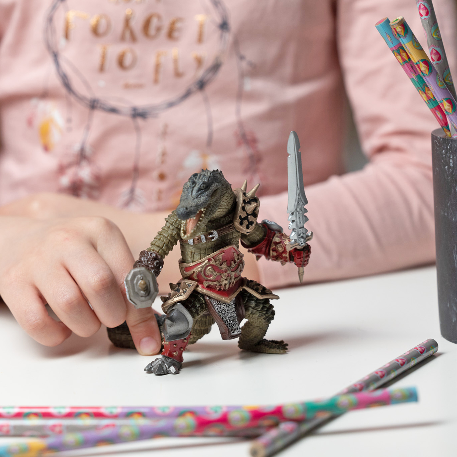 papo-fantasy-mutant-crocodile-figurine-combattant image 2