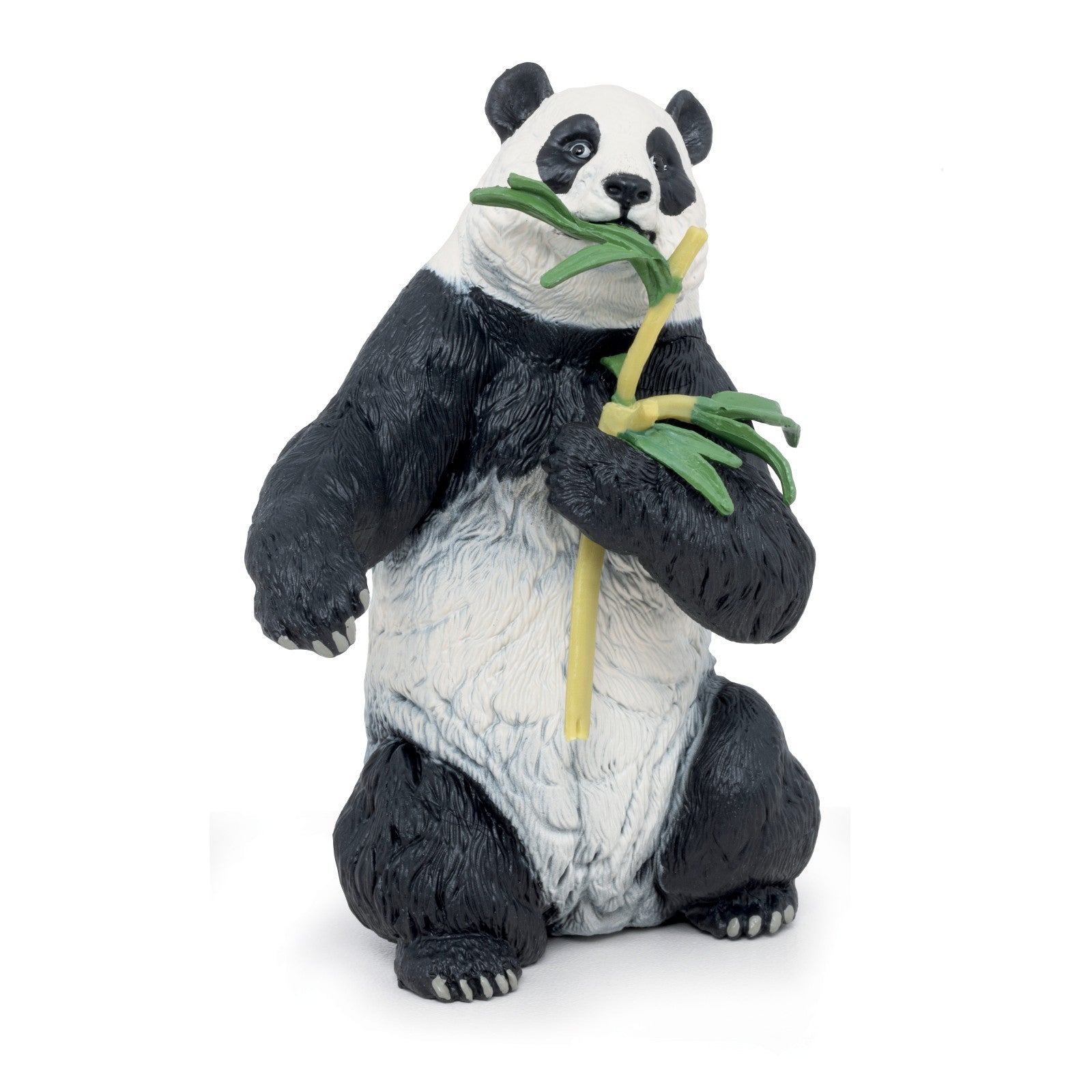papo-wildlife-panda-avec-bambou-figurine-animal-noir-blanc image 1