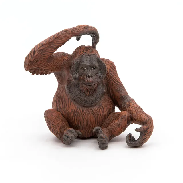 papo-wildlife-orang-outan-figurine-singe-roux-for-t-tropicale image 1