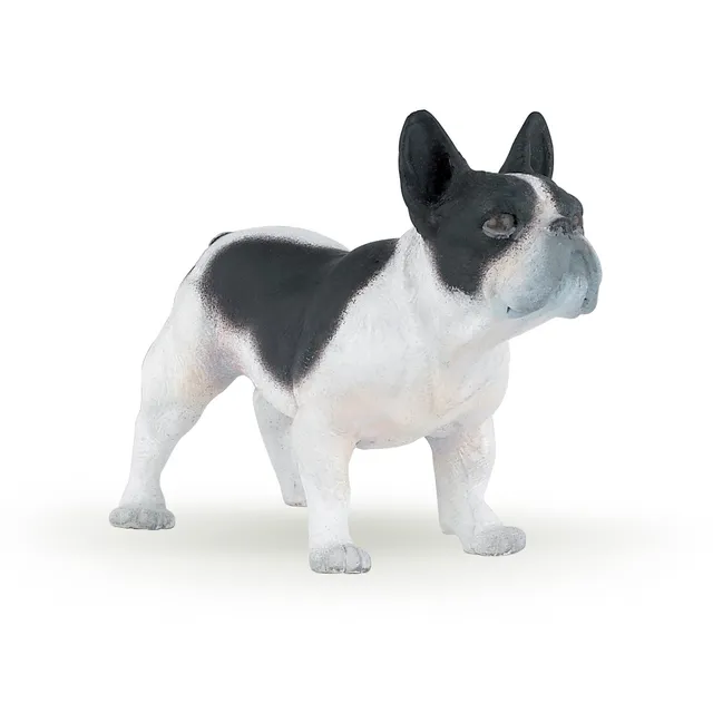 papo-chiens-figurine-bouledogue-fran-ais-noir-et-blanc image 1