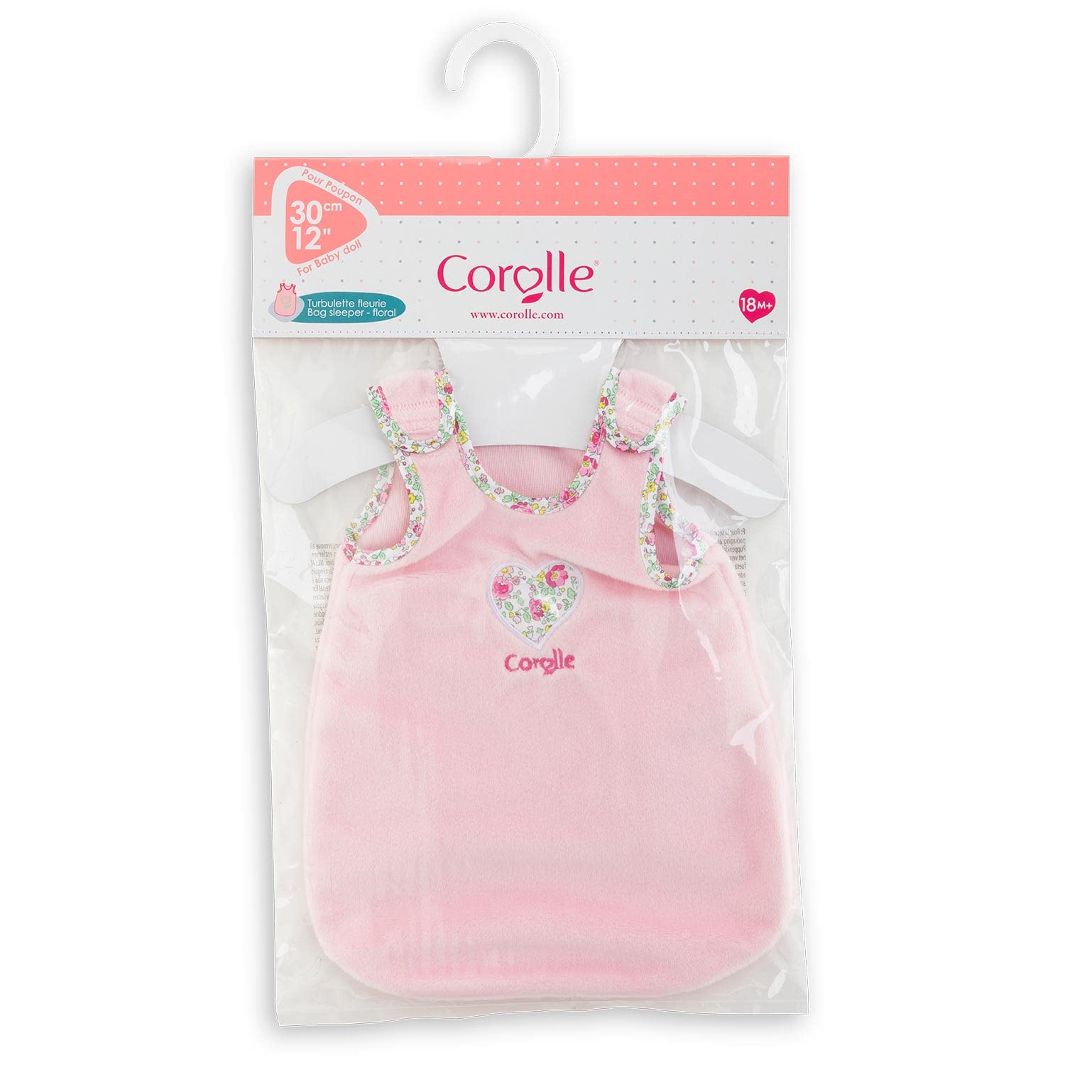 corolle-mon-premier-poupon-turbulette-rose-fleuri-poupon-30-cm image 2