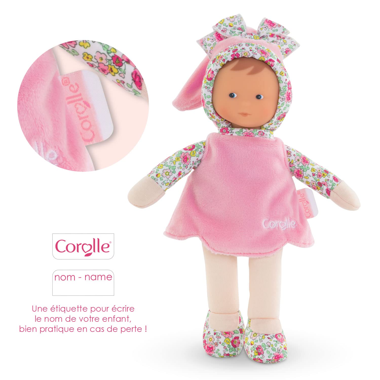 corolle-mon-doudou-miss-rose-jardin-en-fleurs-doudou-25-cm-naissance image 5