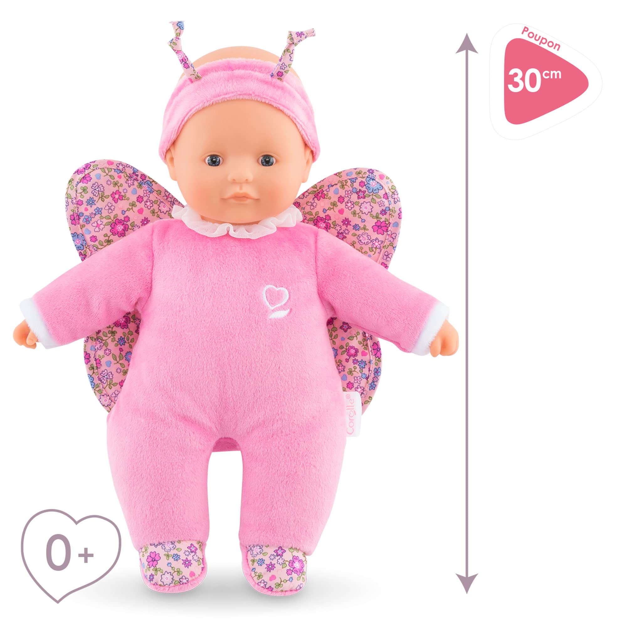corolle-mon-doudou-pti-c-ur-papillon-doudou-30-cm-ailes-9-mois image 3