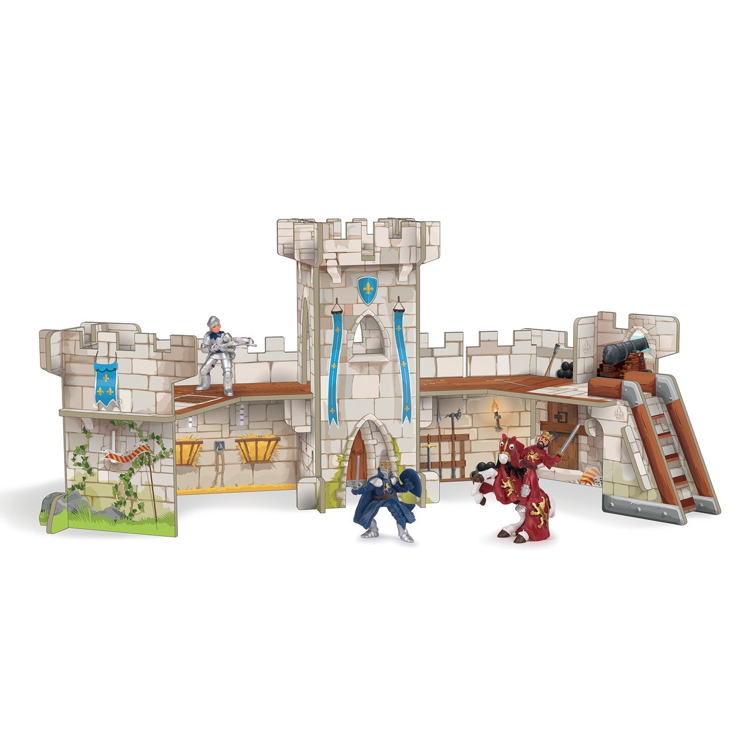 papo-mini-papo-mini-ch-teau-des-chevaliers-univers image 2