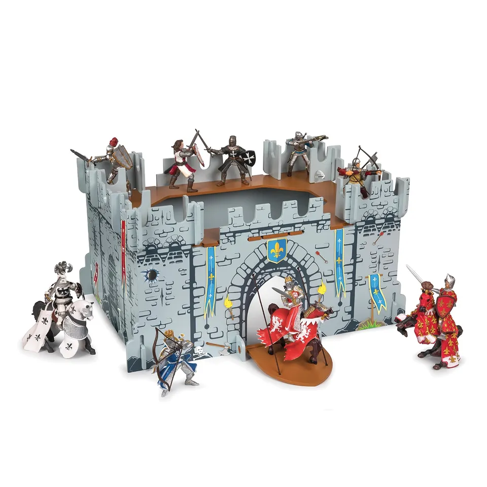 papo-medieval-mon-premier-ch-teau-jouet-pont-levis image 1