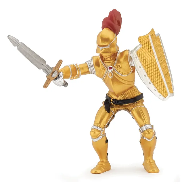 papo-medieval-chevalier-or-en-armure-figurine image 1