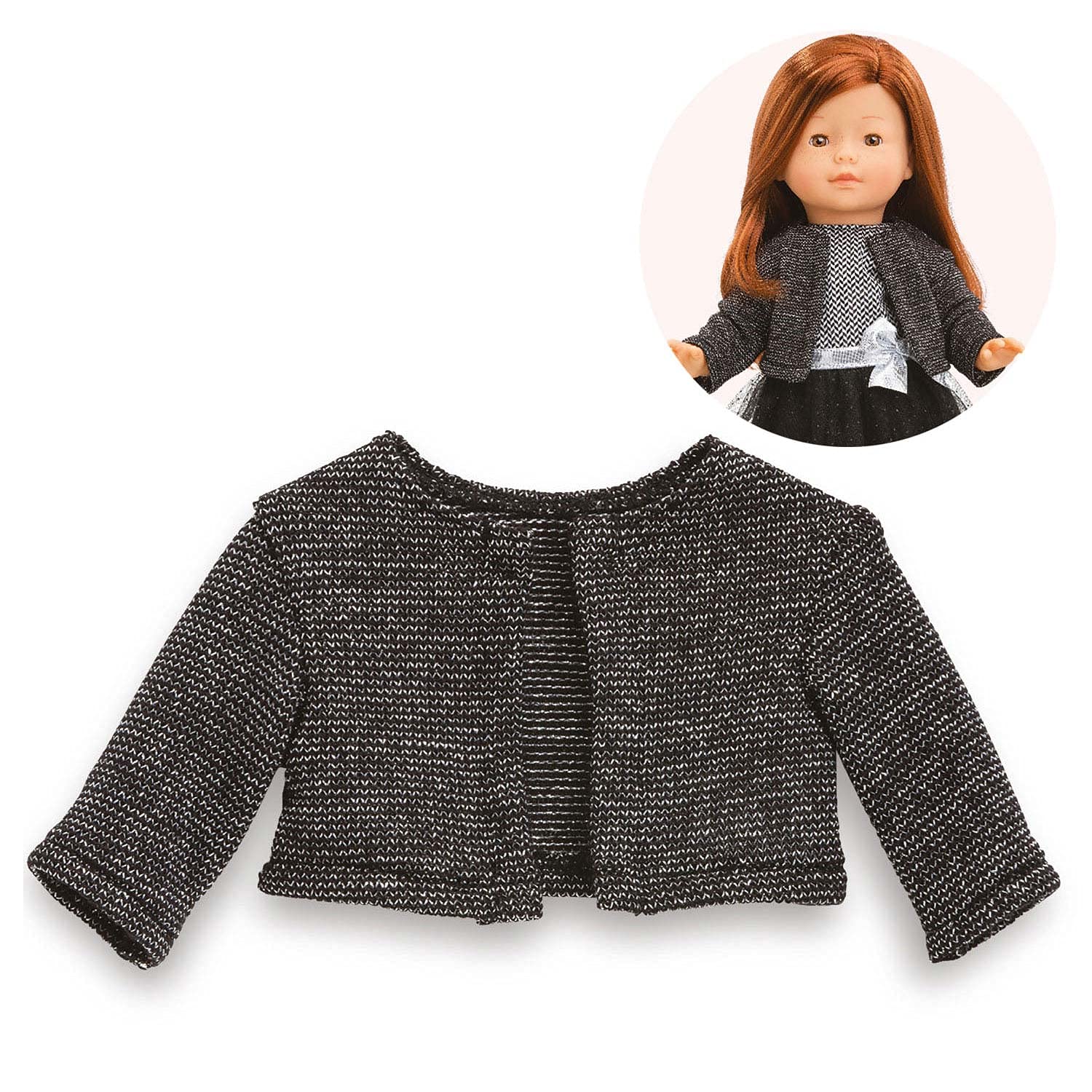 corolle-ma-corolle-gilet-noir-v-tement-poup-e-36-cm image 3