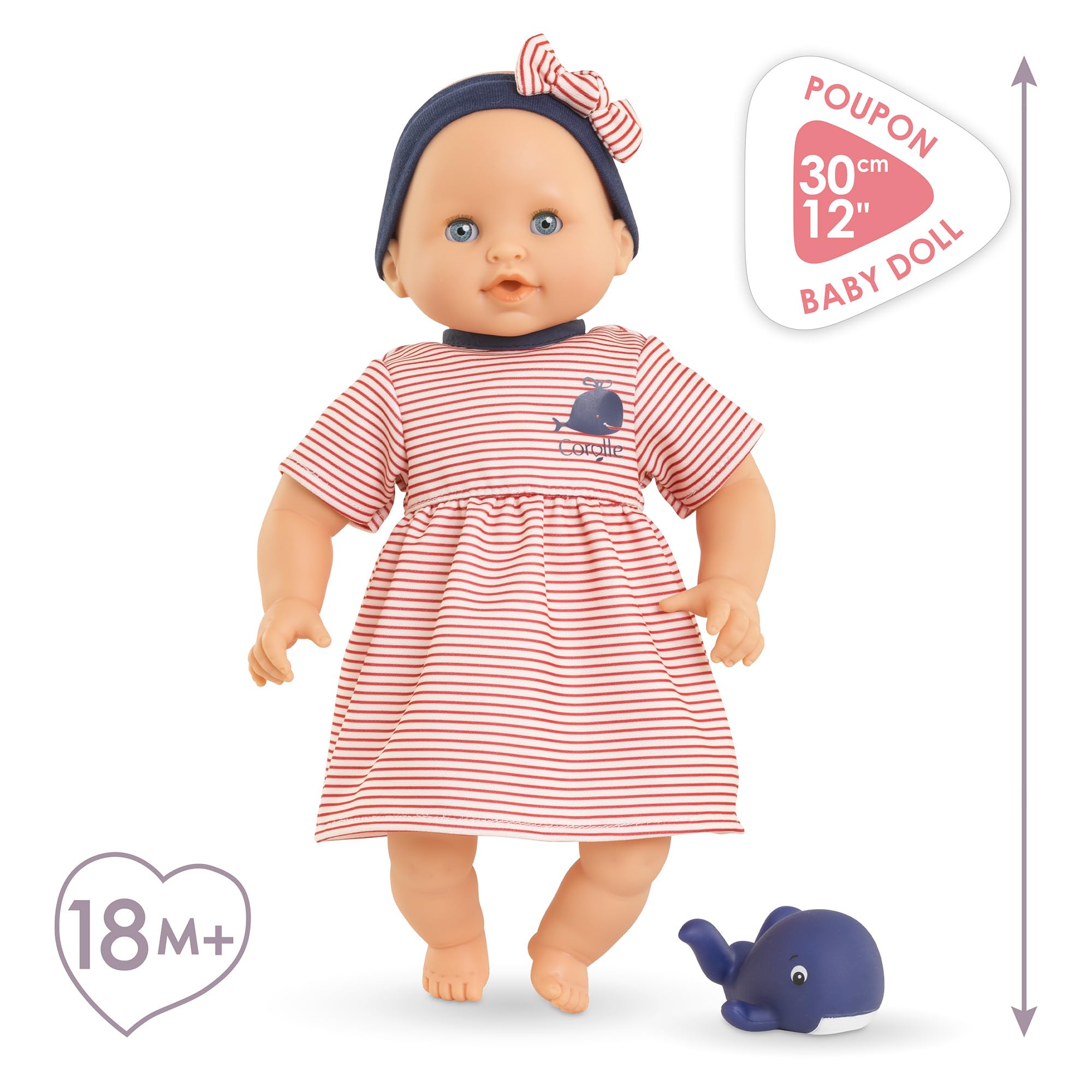 corolle-mon-premier-b-b-bain-calypso-poupon-30-cm-baleine image 2