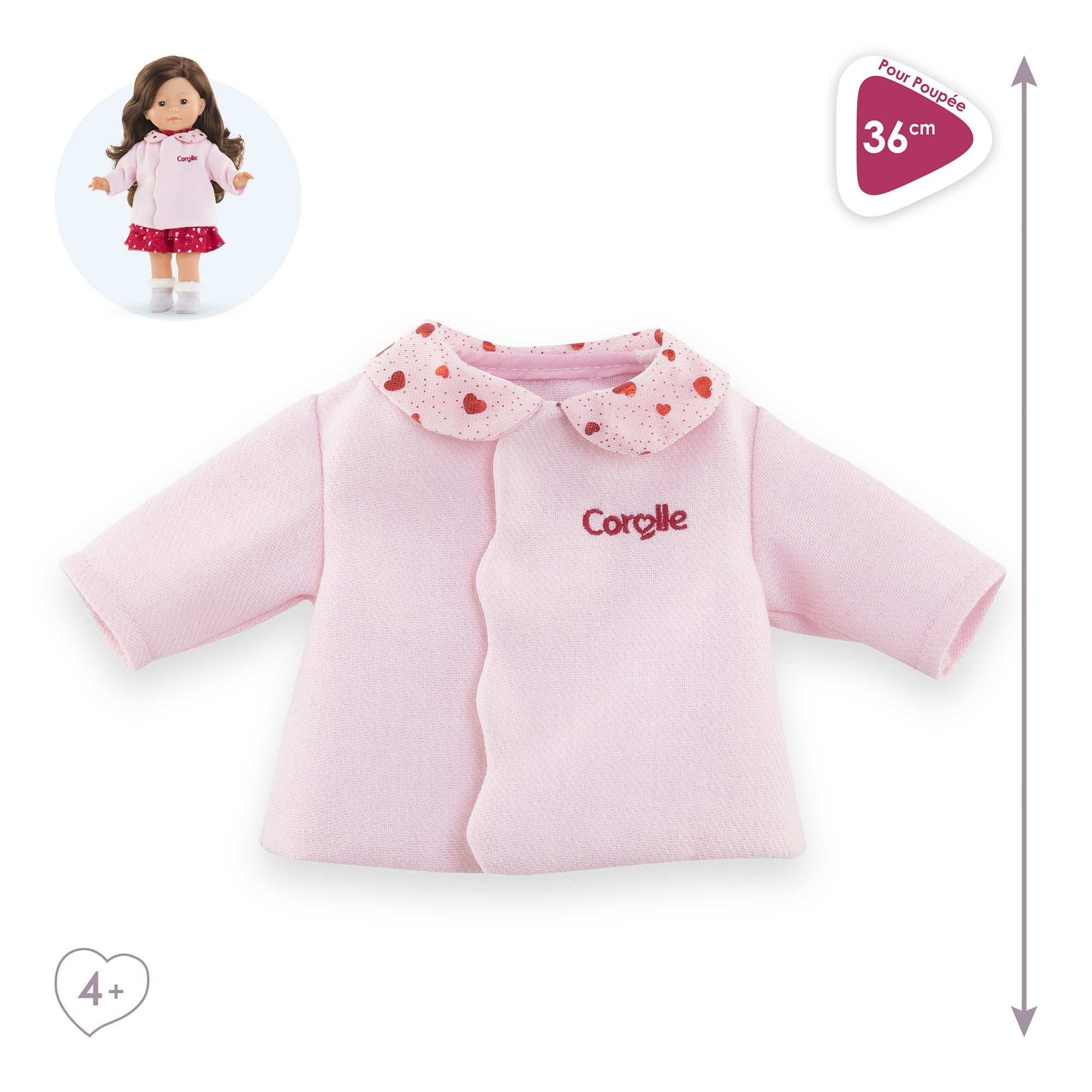 corolle-ma-corolle-p-tales-de-c-urs-manteau-poup-e-36cm image 2
