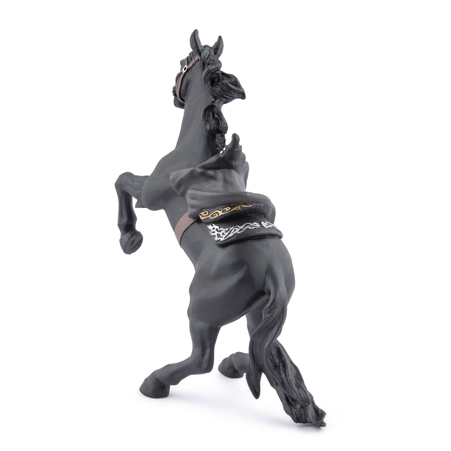 papo-historicals-cheval-de-zorro-figurine-cheval-noir-tornado image 5