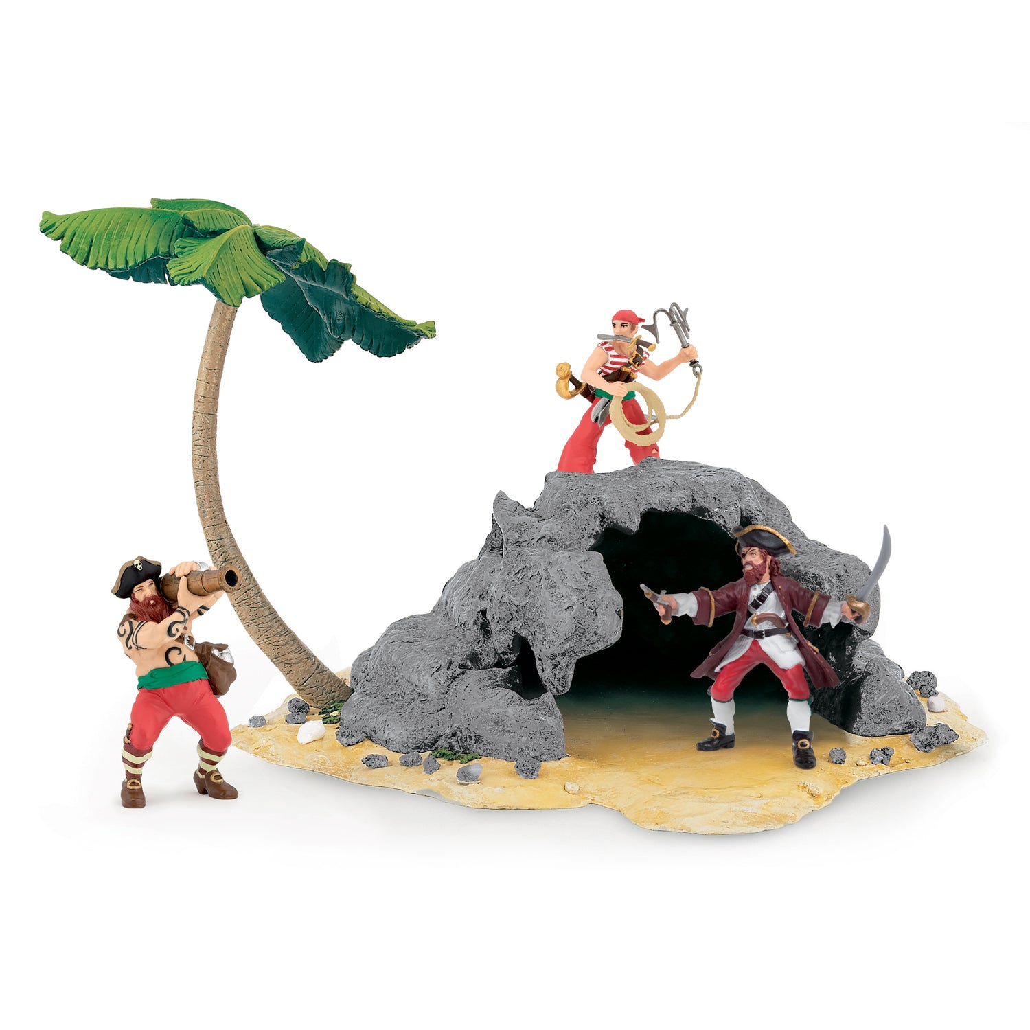 papo-pirates-l-le-pirate-jouet-tr-sor-barberousse image 1