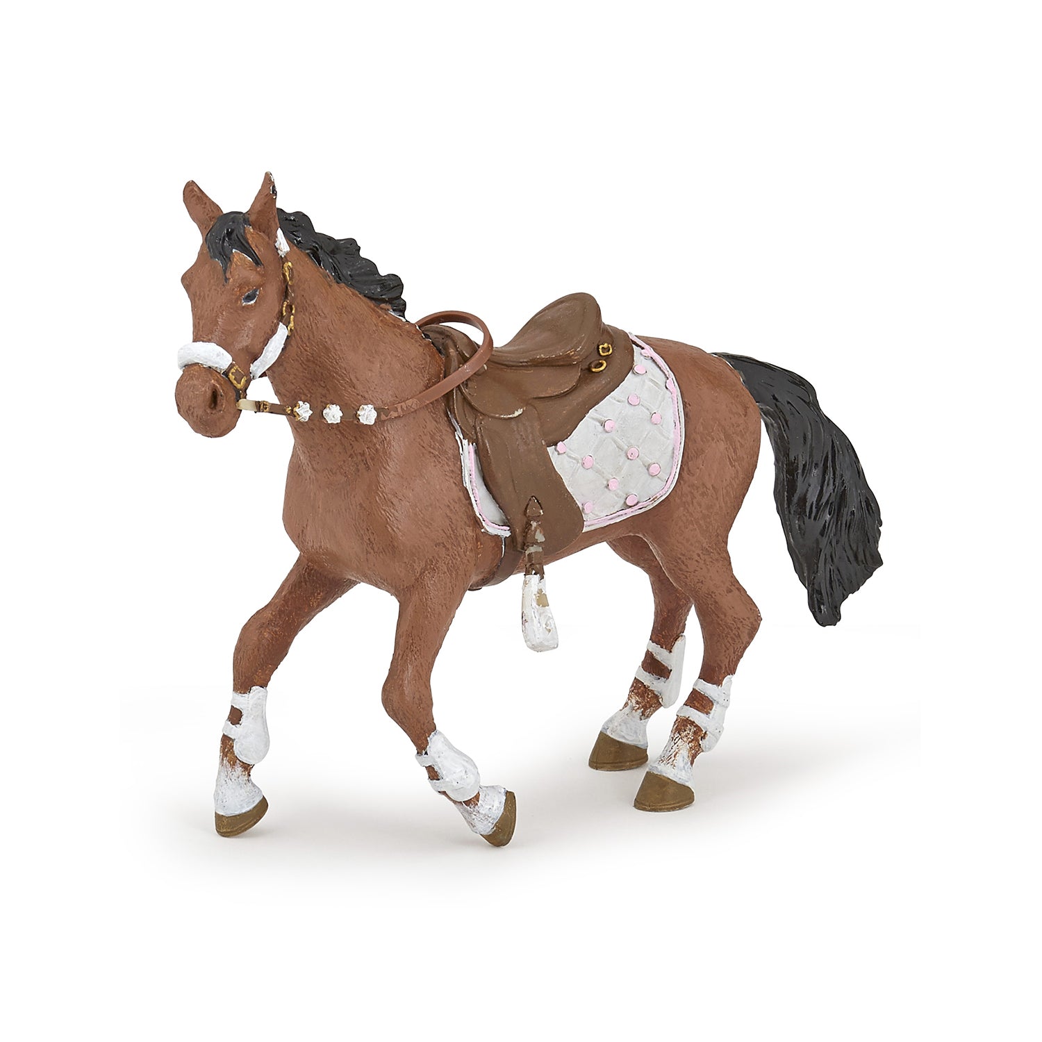 papo-horses-figurine-cheval-cavali-re-fashion-hiver image 1