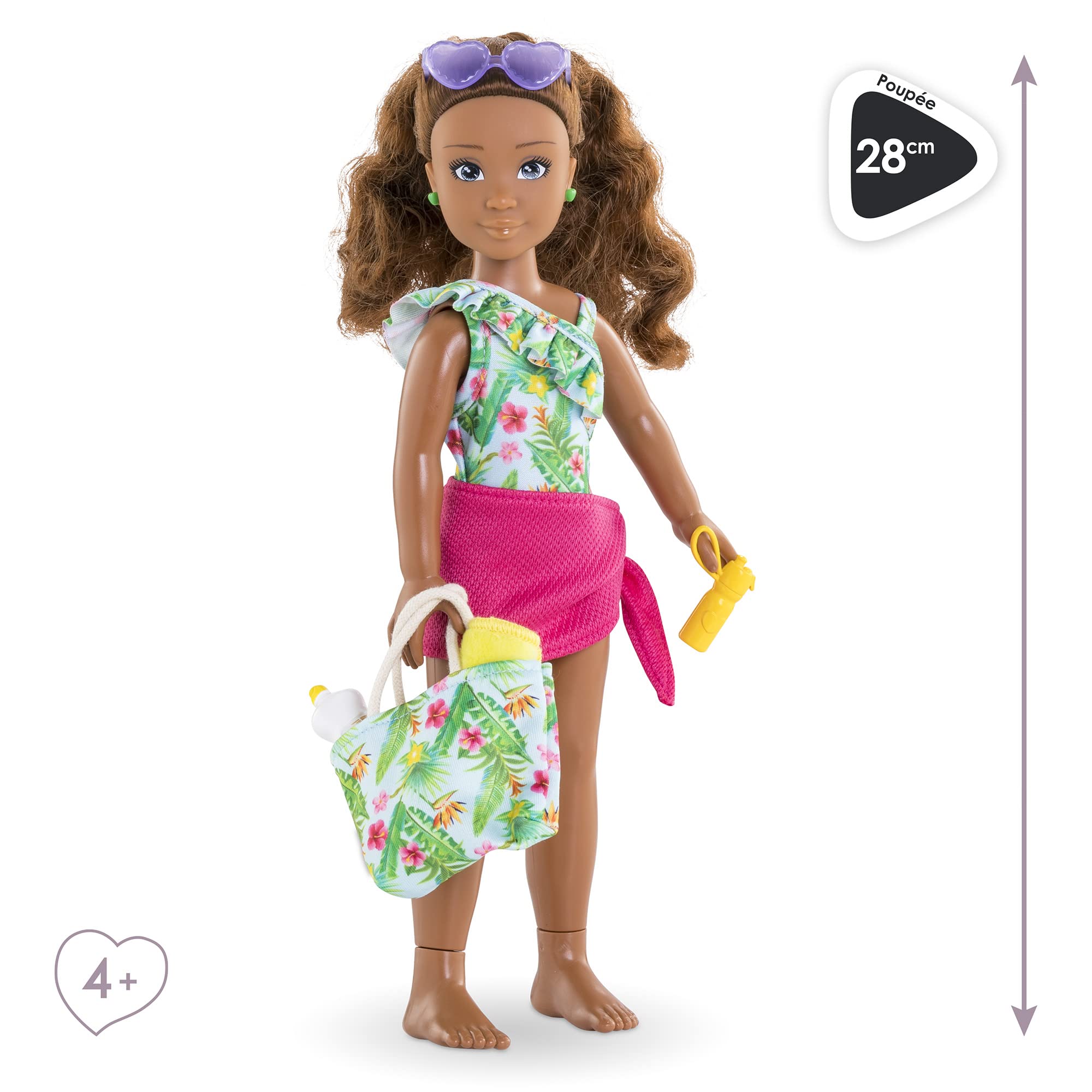 corolle-girls-melody-la-plage-poup-e-mannequin-28-cm-maillot image 4