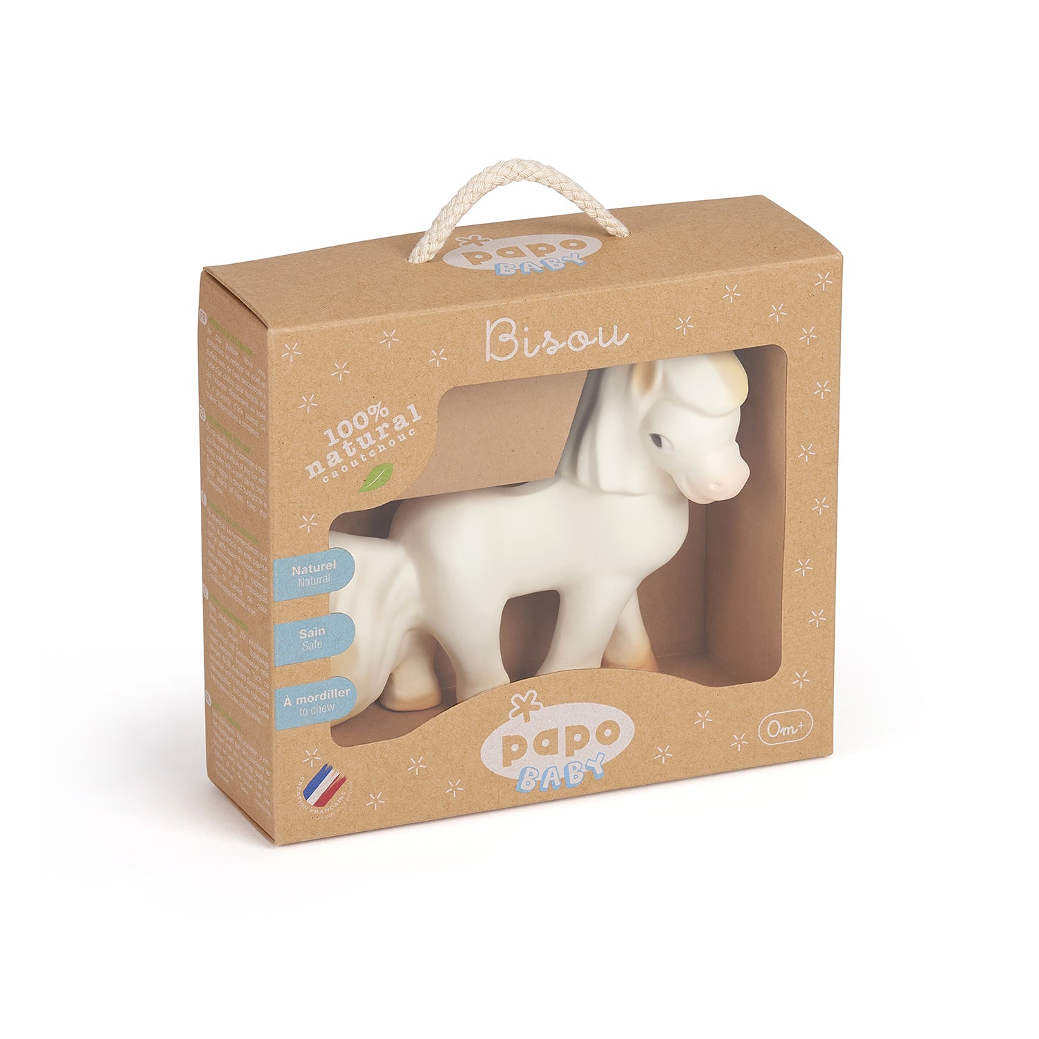 papo-baby-bisou-poney-jouet-b-b-caoutchouc-naturel image 2