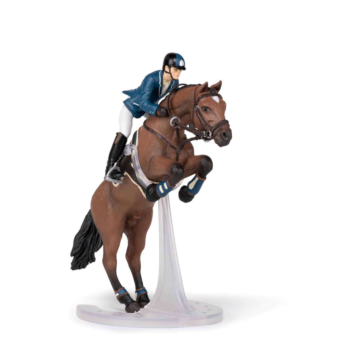 papo-horses-cheval-saut-d-obstacle-et-cavalier-figurine-jumping image 3