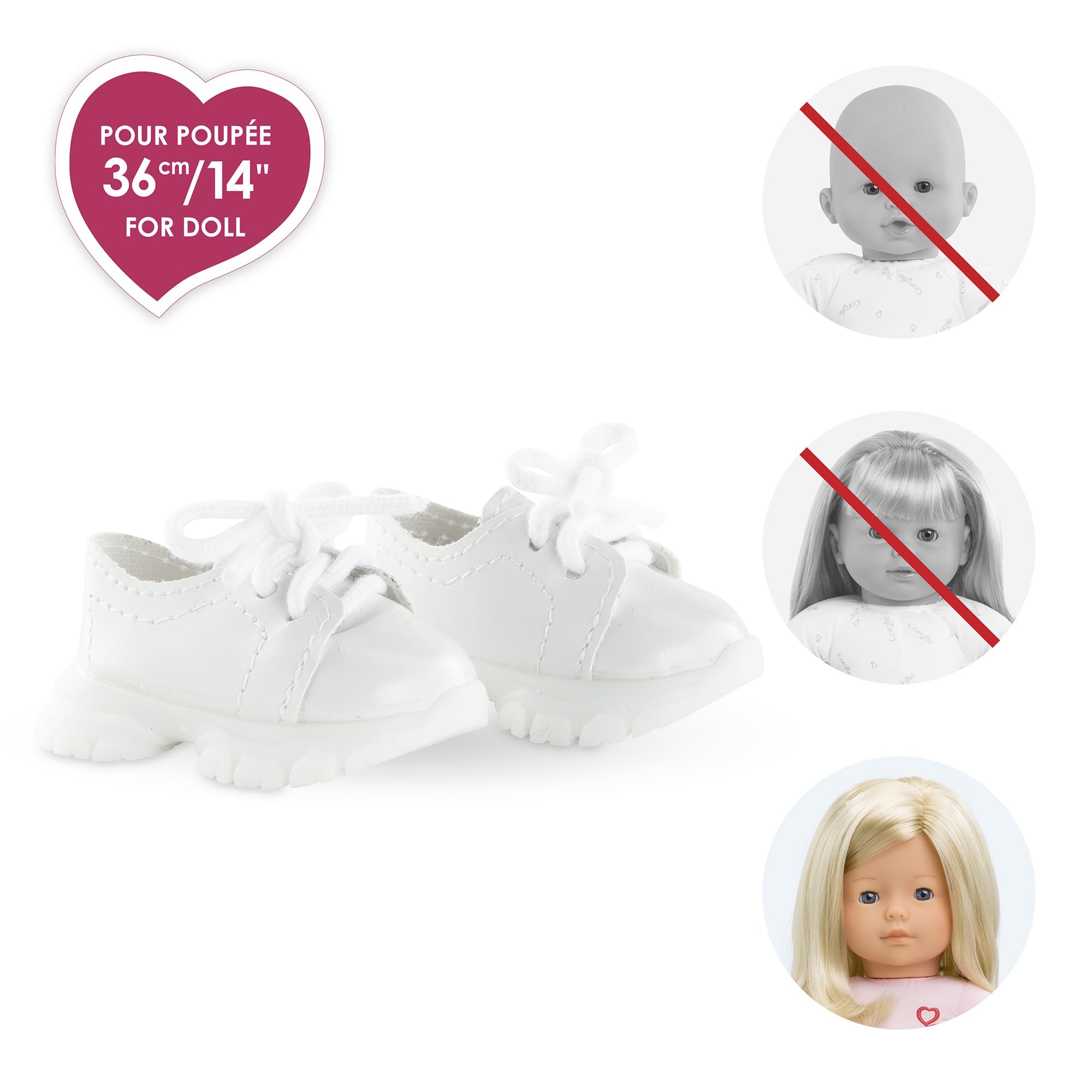 ma-corolle-baskets-de-sport-blanches-chaussures-poup-e-36cm image 3