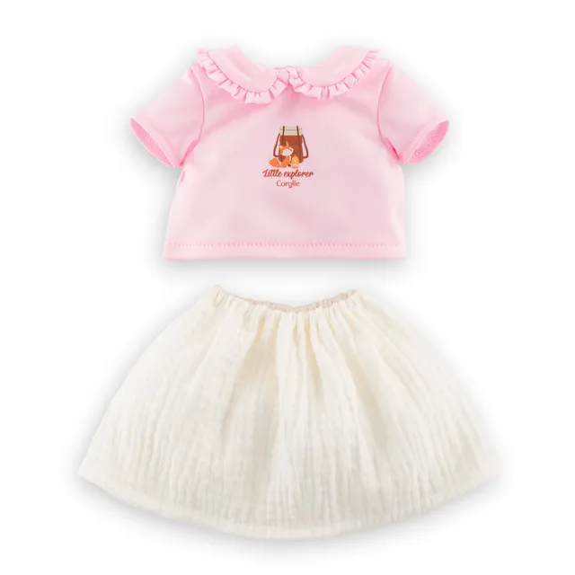 corolle-mon-grand-poupon-t-shirt-jupe-petit-explorateur-36-cm image 1