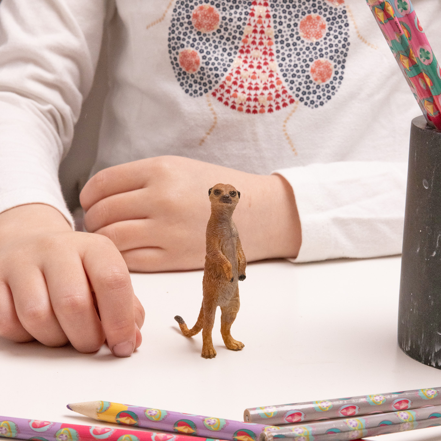 papo-wildlife-figurine-suricate-debout-animal-savane image 2