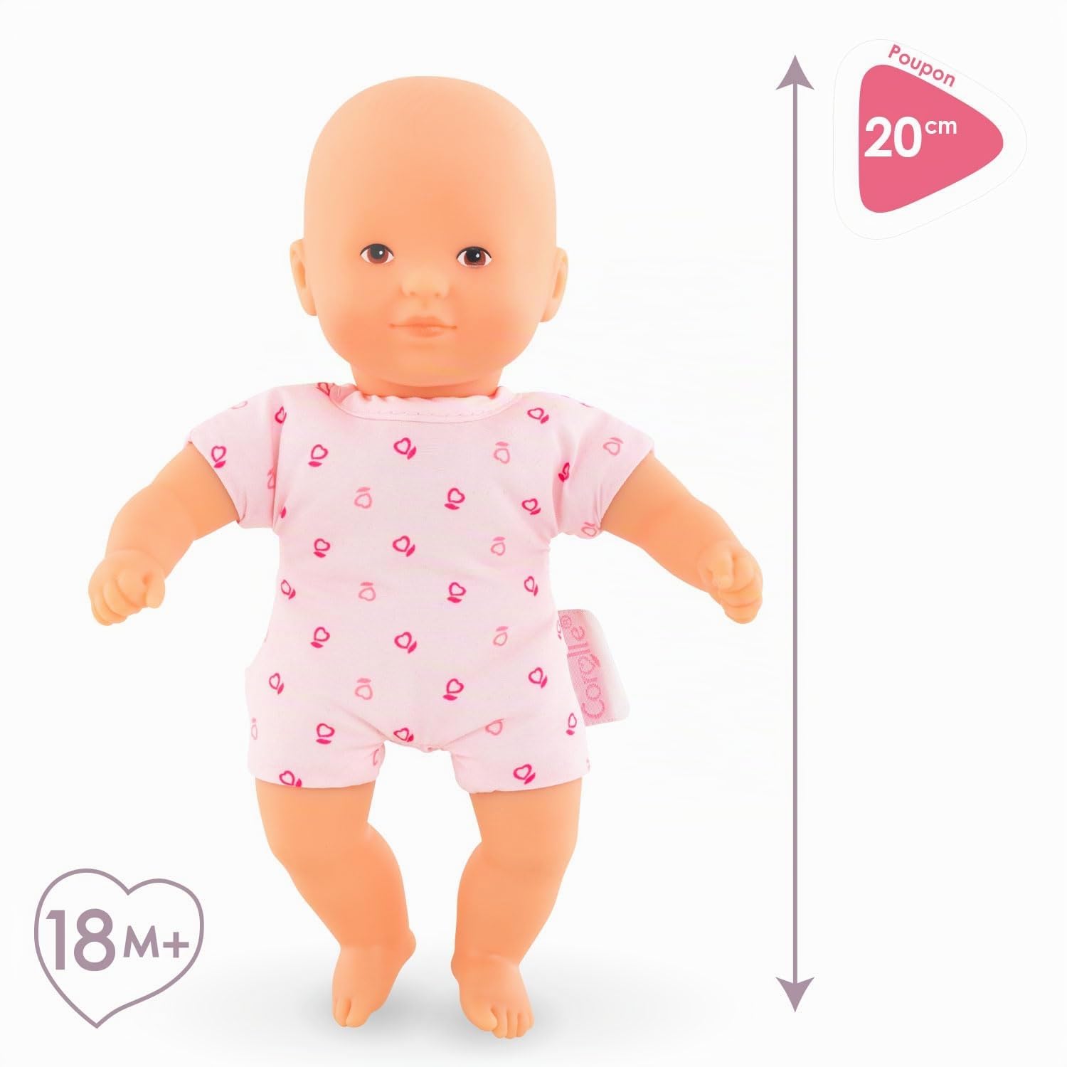 corolle-mon-premier-mini-calin-rose-poupon-20-cm-vanille image 3