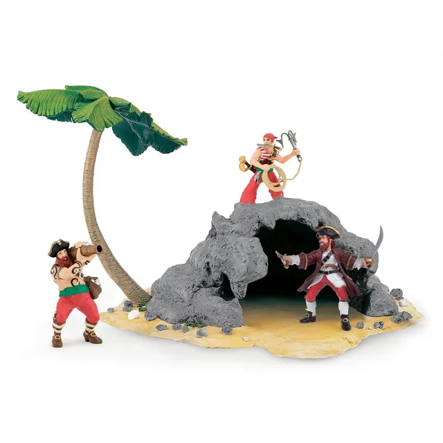 papo-pirates-l-le-pirate-jouet-tr-sor-barberousse image 1