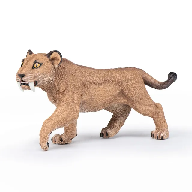 papo-dinosaures-jeune-smilodon-figurine-pr-historique image 1