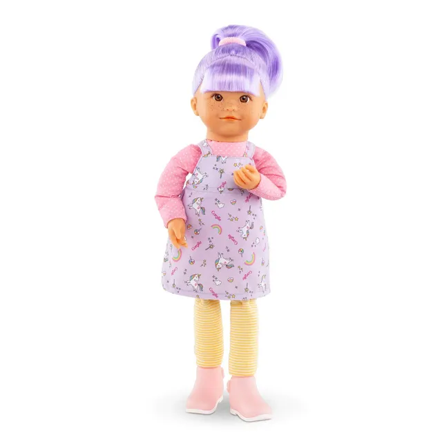 corolle-les-trendies-rainbow-dolls-iris-poup-e-40-cm-violets image 1