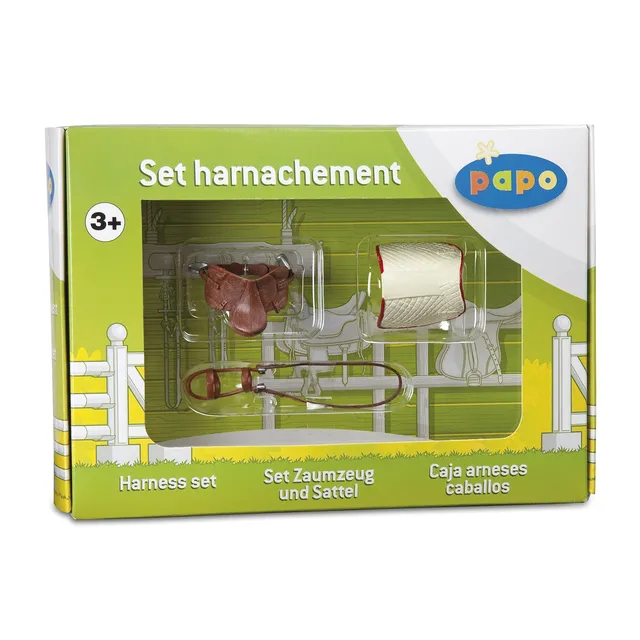 papo-chevaux-coffret-harnachement-accessoire-selle-filet image 1
