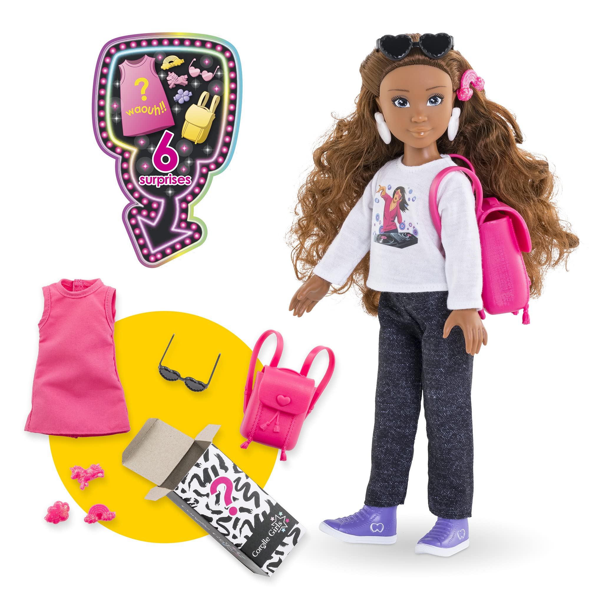 corolle-girls-melody-shopping-poup-e-mannequin-28-cm-6-accessoires image 2