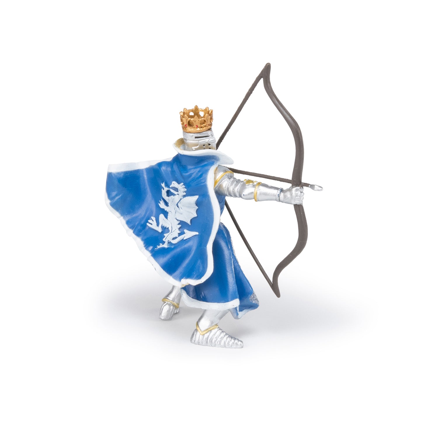 papo-medieval-roi-au-dragon-l-arc-figurine-cheval-galop image 5