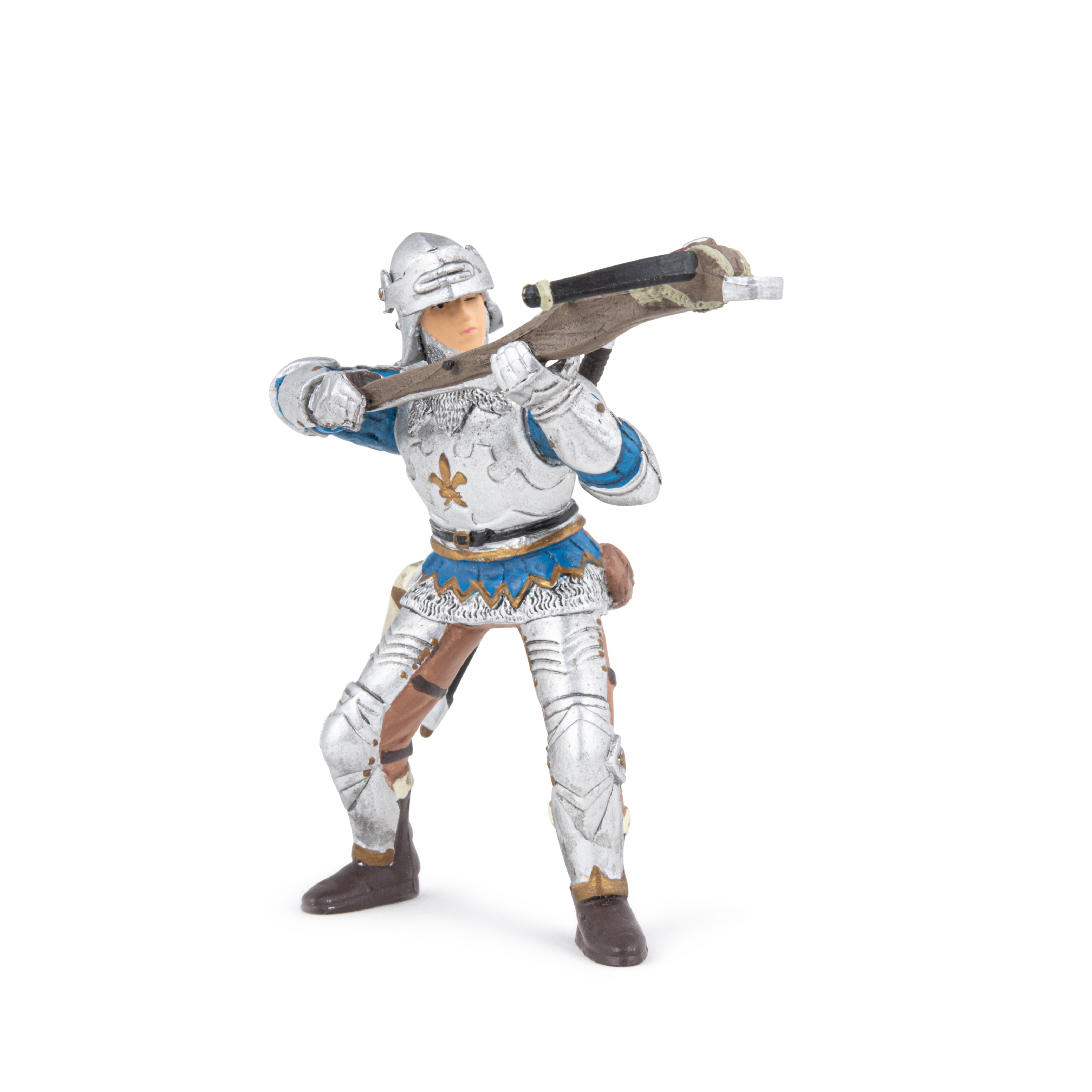 papo-medieval-arbal-trier-bleu-figurine-armure image 1